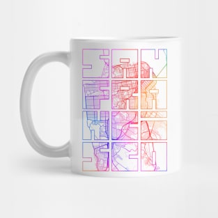 San Francisco, USA City Map Typography - Colorful Mug